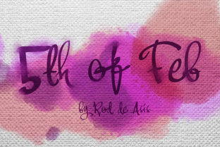5th of Feb: A Striking Script Font for Creative Campaigns