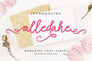 Alledahe: The Perfect Romantic Font for Elegant Branding