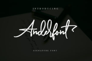 Ander: A Handwritten Signature Font for Elegant Publishing