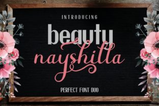 Beauty Nayshilla Duo: A Modern Font for Elegant Editorial Design