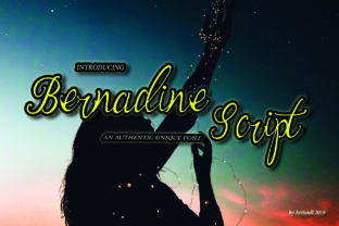 Bernadine Script: An Elegant Font for Editorial Design