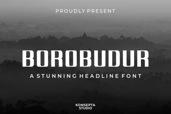 Borobudur: A Striking Sans Serif Font for Editorial Design