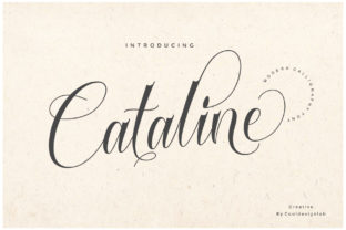 Cataline Script: A Modern Calligraphy Font for Engaging Designs