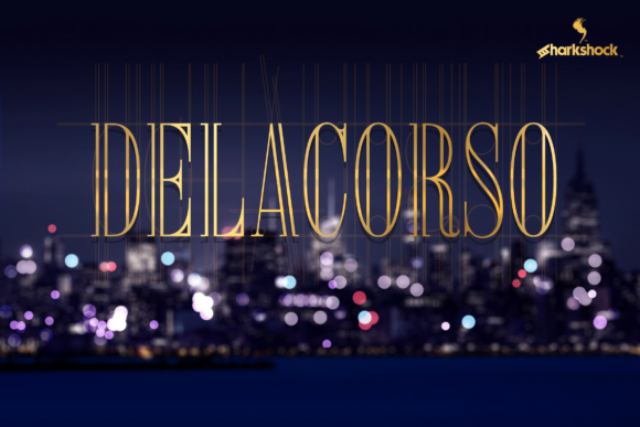 Delacorso: An Elegant All-Caps Display Font for Luxury Branding