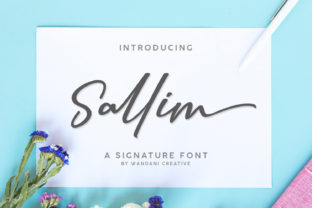 Discover the Charm of Sallim: A Unique Script Handwritten Font