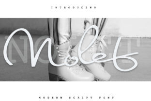 Discover the Elegance of Nolet: A Script Handwritten Font