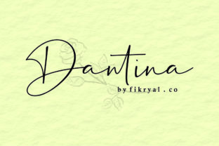 Enhance Your Brand with Dantina: The Elegant Handwritten Font