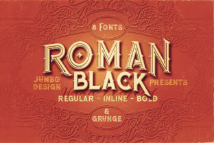 Enhance Your Brand with Roman Black Family Font