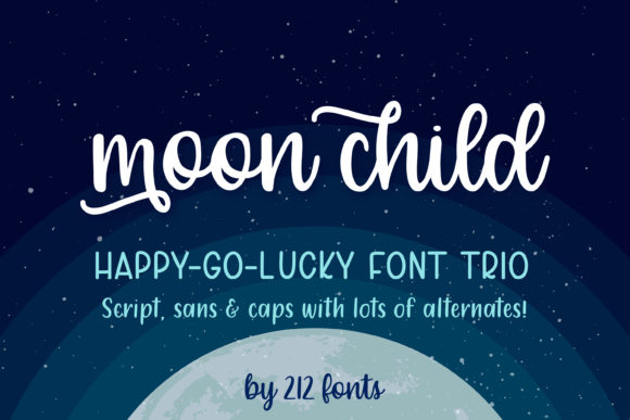 Exploring Moon Child: A Joyful Handwritten Font