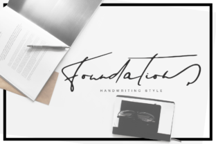 Foundation: A Handwritten Script Font for Impactful Campaigns