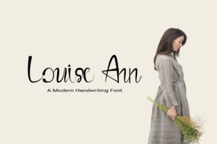 Louise Ann: A Handwritten Font for Elegant Editorial Design