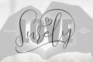 Love Surely: A Beautiful Script Handwritten Font