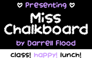 Miss Chalkboard: A Playful Font for Creative Web Design
