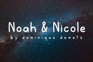 Noah Nicole: A Modern and Readable Script Handwritten Font