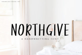 Northgive: A Cheerful Handwritten Font for Elegant Publishing