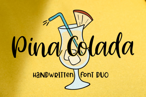 Pina Colada: A Sweet Handwritten Font for Creative Branding