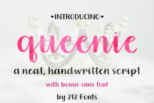 Queenie: A Versatile Handwritten Font for Editorial Design