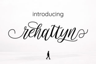 Rehattyn: A Modern Script Font for Crafters and Designers