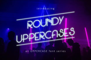 Roundy Uppercases: A Glamorous Sans Serif Font for Makers