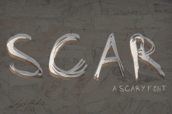 Scar: The Scary, Angry-Styled Font for Halloween Campaigns