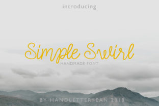 Simple Swirl Family: A Handwritten Font for Elegant Branding