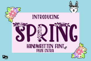 Spring: A Handwritten Floral Font for Charming Branding