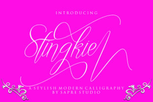 Stingkie: The Perfect Script Font for Crafters and Makers