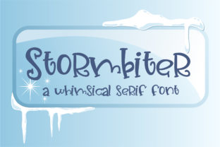 Stormbiter: A Charming Serif Font for Handmade Creations