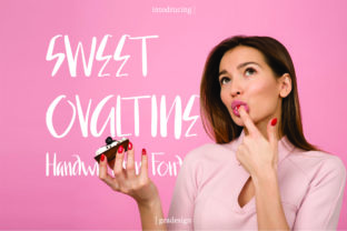 Sweet Ovaltine: A Classy Handwritten Brush Font for Crafters
