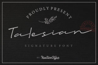 Talesian: The Signature Font for Elegant Editorial Design