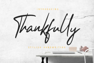 Thankfully Script: A Handwritten Font for Elegant Publishing